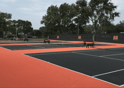 tennis court surface