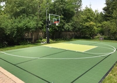 basketball sport court backyard