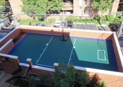 Outdoor Backyard Basketball Court and Multi-Use