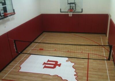 in-home basketball court