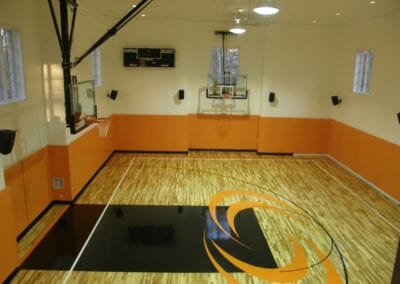 in-home basketball court