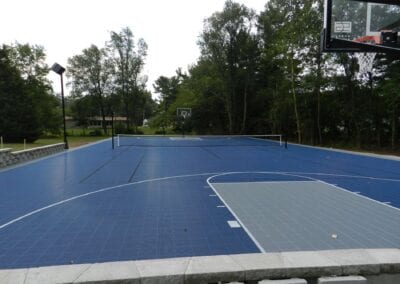 fade resistant basketball court