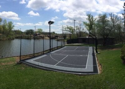 residential outdoor court