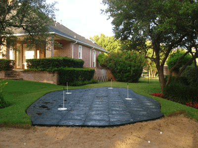 putting green system