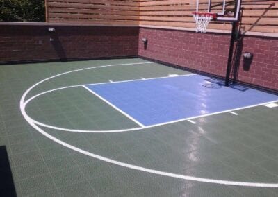 Outdoor Backyard Basketball Court