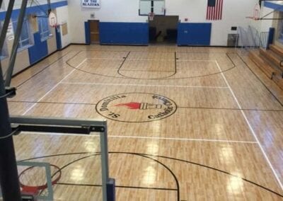 rec center basketball court