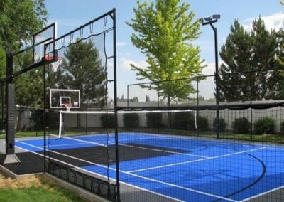 basketball sport court backyard