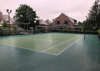low fade tennis court