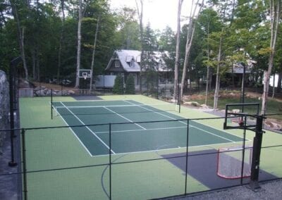 Backyard Tennis Court cost indiana