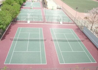 Outdoor Tennis Court dimensions