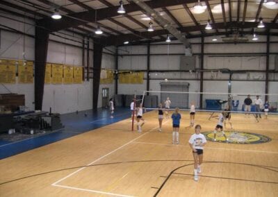 Indoor Basketball Court & Volleyball Gym Floor