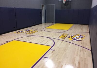 indoor basketball sport court