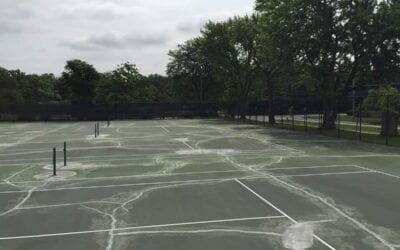 Total Tennis Court Refurbishment Elgin Academy