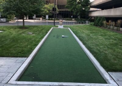 Outdoor Bocce Ball Courts
