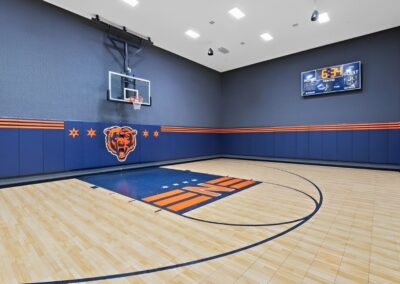 indoor home court size