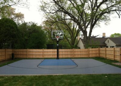 home basketball court