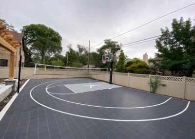 cost to build a residential basketball court