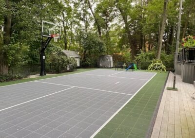 custom backyard court