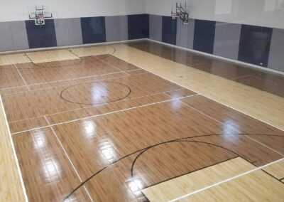 build an indoor volleyball court