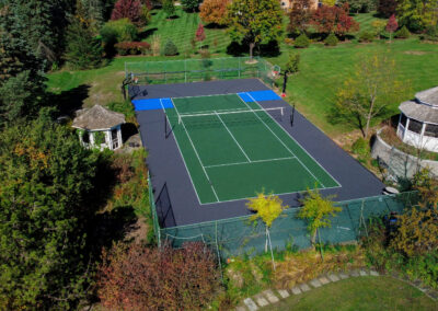 sport court tennis court