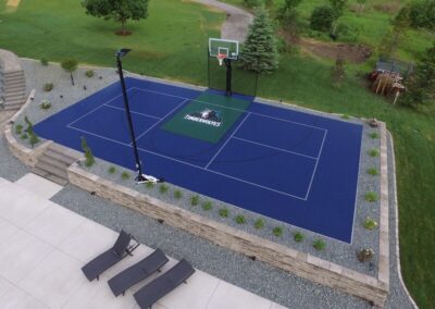 basketball court for backyard