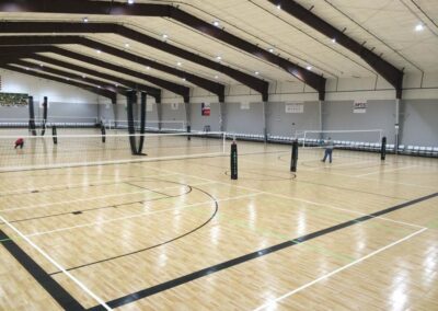 indoor volleyball court facility