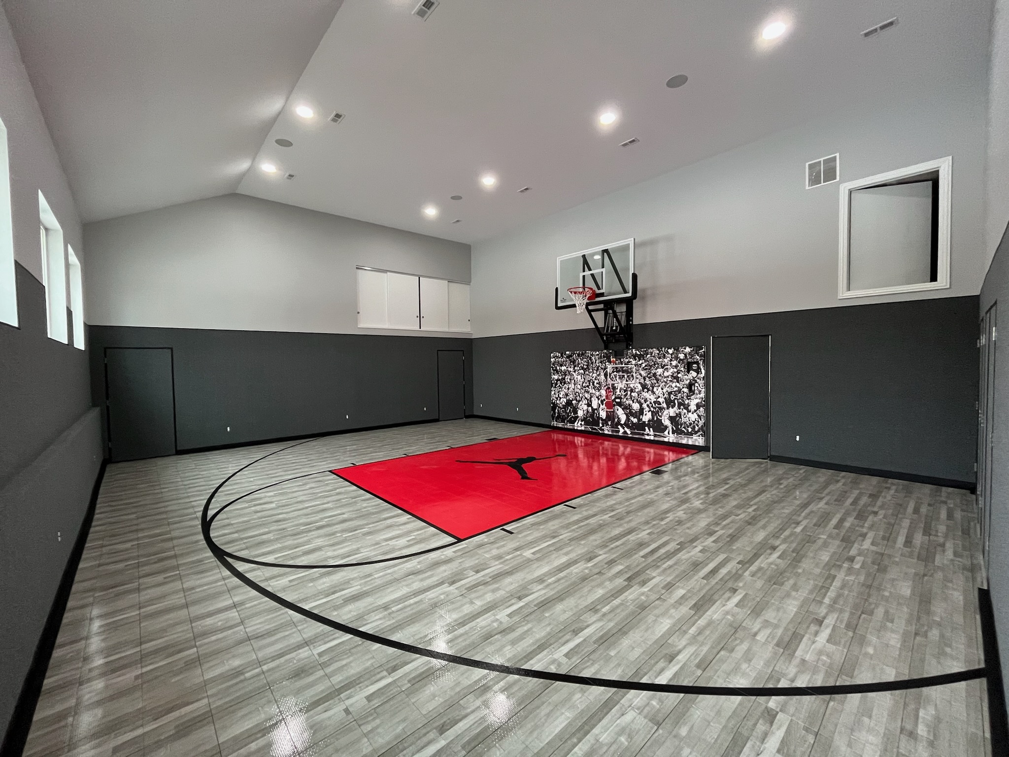 Residential Indoor Basketball Court Designs