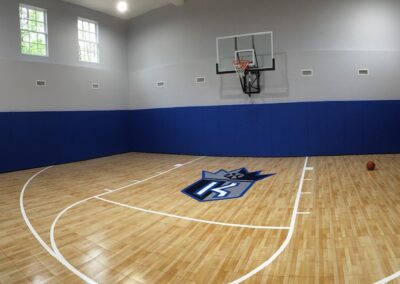 basketball court addition to house
