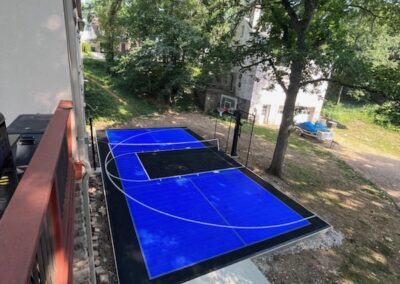 backyard sport court builder