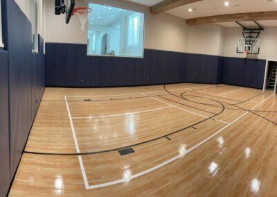 custom indoor basketball court