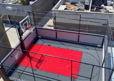 rooftop basketball court